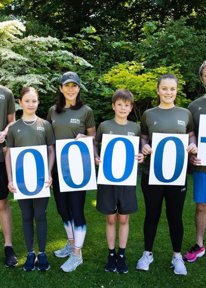  عائلة ولي عهد الدنمارك تشارلك في سباق Royal Run