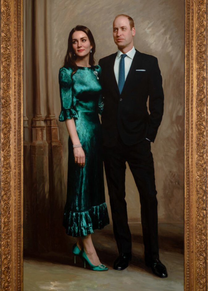 لوحة جديدة للأمير ويليام وكيت ميدلتون في متحف بمقاطعة كامبريدج