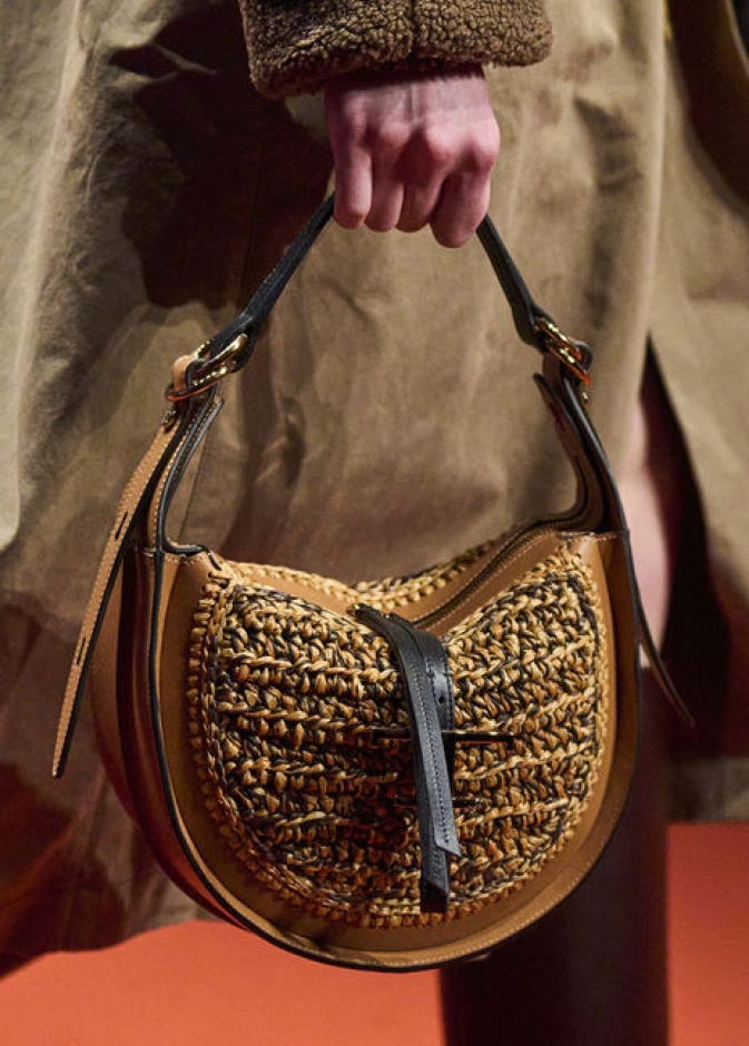 حقيبة قش من Tods