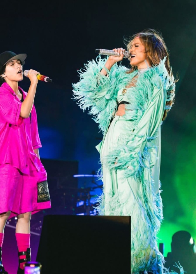 جينيفر لوبيز وابنتها