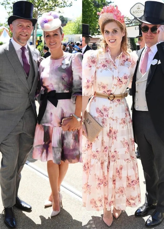  العائلة المالكة البريطانية في اليوم الأول من سباق أسكوت الملكي