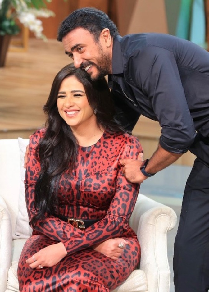 ياسمين عبد العزيز واحمد العوضي 