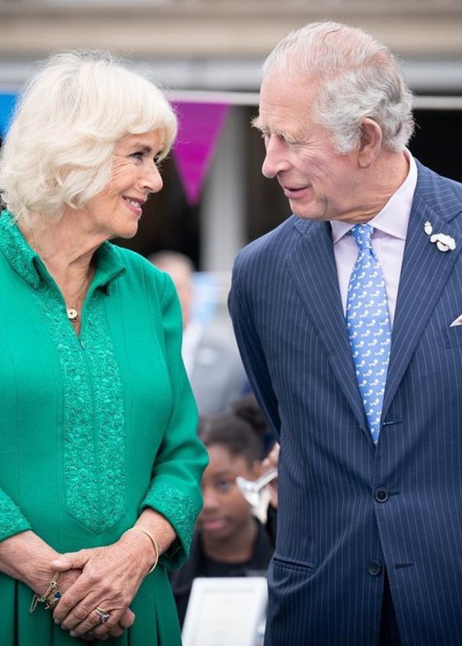 الأمير تشارلز مع زوجته الثانية كاميلا