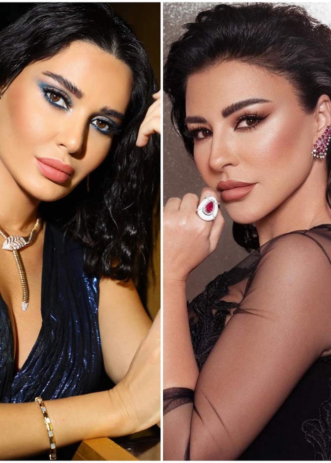 النجمتان سيرين عبد النور وماغي بو غصن