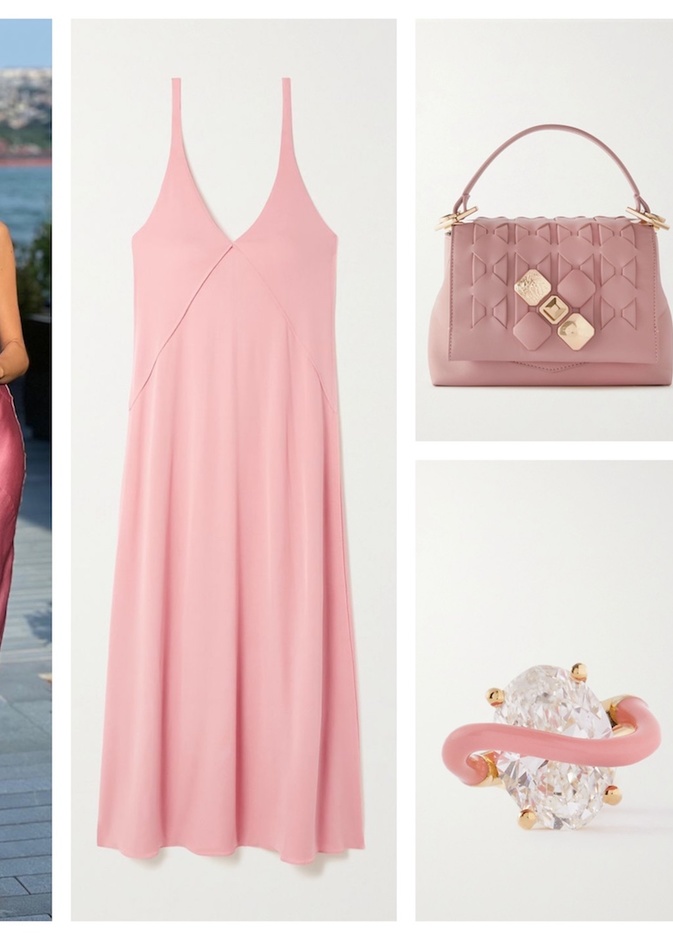 تألقي باللون الزهري الجذاب على طريقة جيسيكا قهواتي