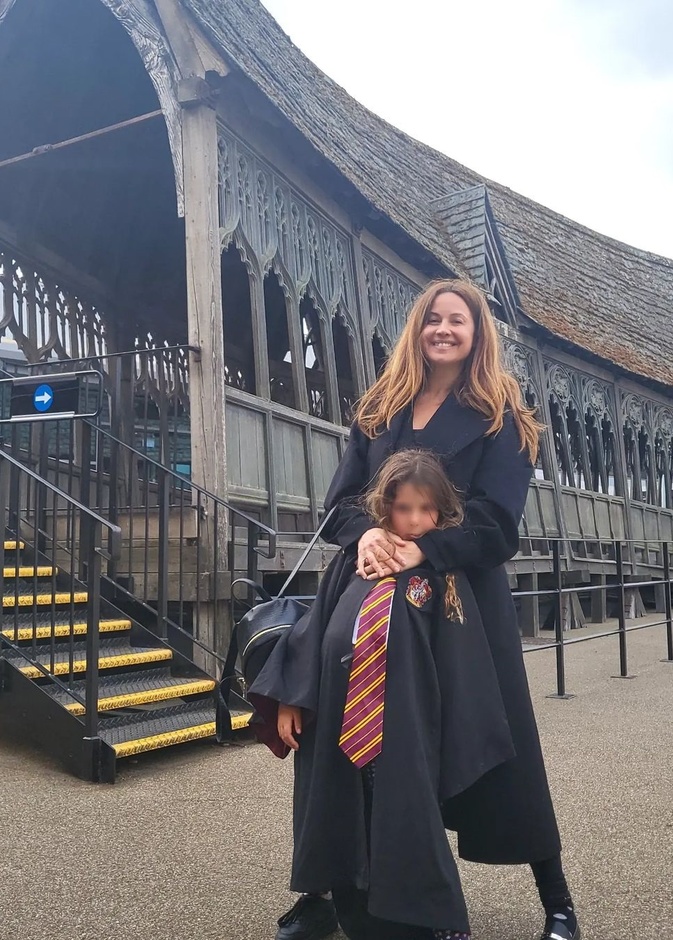 ريا أبي راشد وابنتها