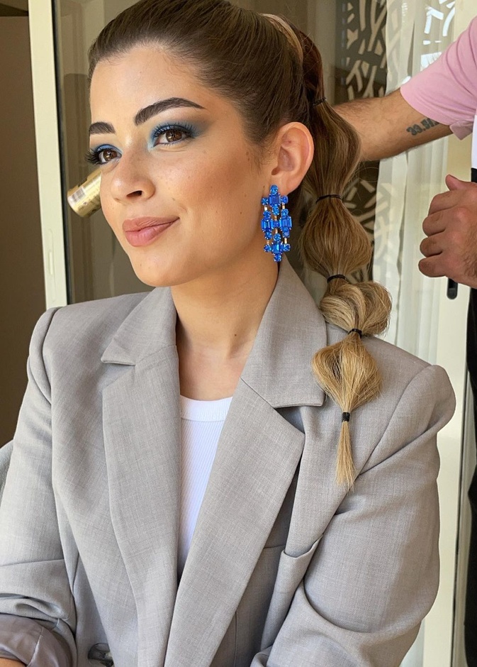 إطلالات جمالية مميزة للصبايا استوحيها من ليلى زاهر لمناسبة عيد الاضحى