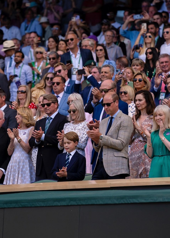 الأمير جورج يسير على خطى والده بحضور بطولة ويمبلدون هذا العام