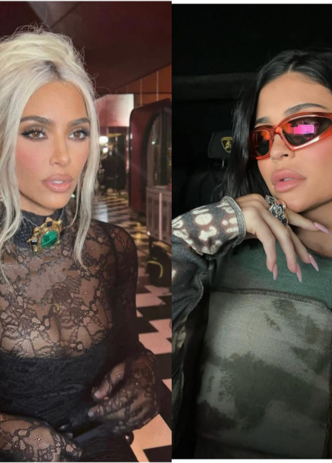 كايلي جينر وكيم كارداشيان