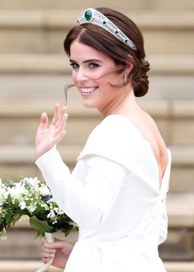 الأميرة يوجين تتألق بتاج  Greville Emerald Kokoshnik Tiara المرصع بالزمرد