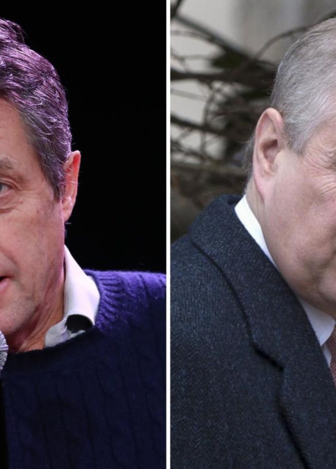 هيو جرانت مرشح للقيام بدور الأمير أندرو في فيلم جديد؟