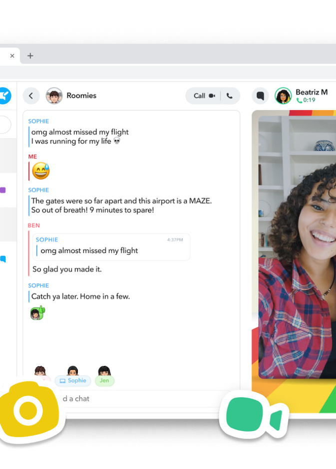سناب شات يطلق قريبا نسخته على الويب