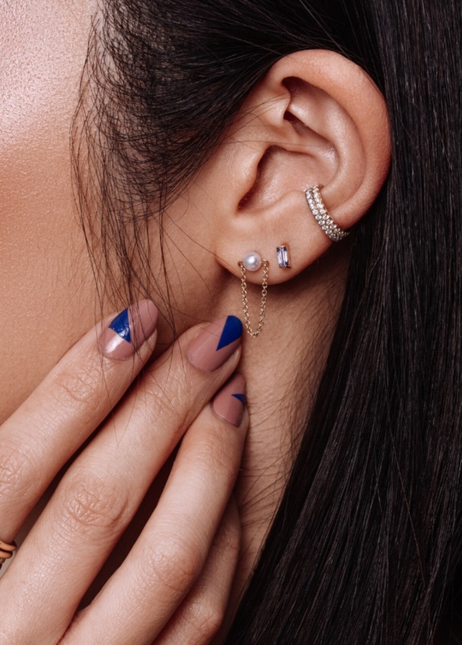 أروع الأقراط المرصعة بأحجار كريمة قطع باغيت لإطلالة يومية جذابة