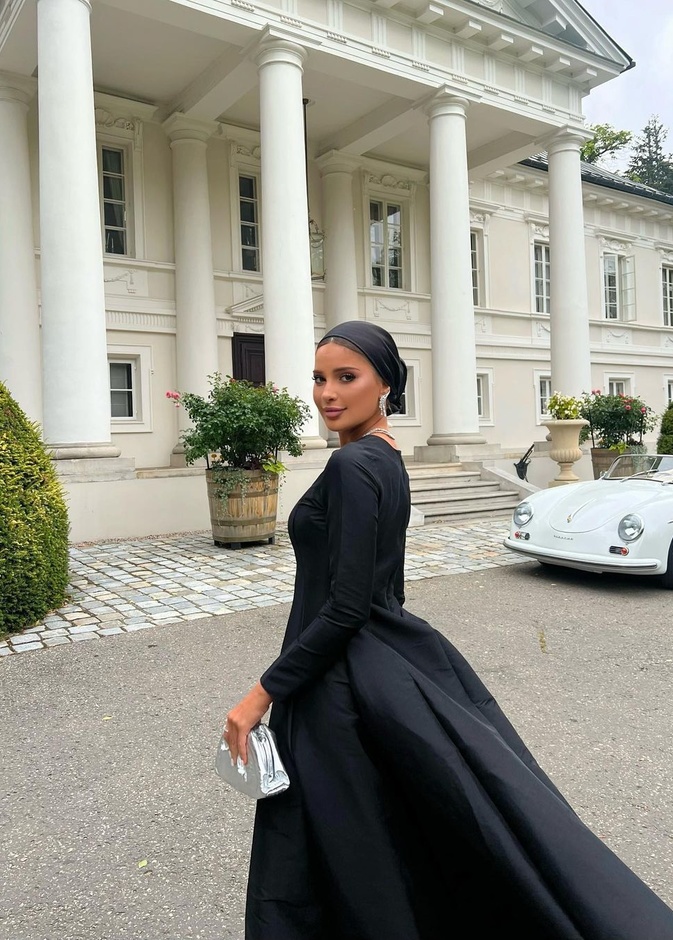 أزياء محجبات للسهرات مستوحاة من اطلالات الفاشينيستا 