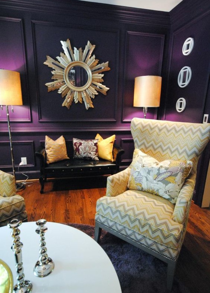 للمسة ملكية في منزلك.. 5 طرق لدمج اللون الأرجواني في ديكور بيتك