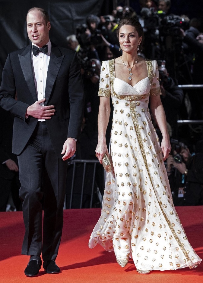 كيت وويليام في حفل توزيع جوائز الأكاديمية البريطانية لفنون السينما والتلفزيون