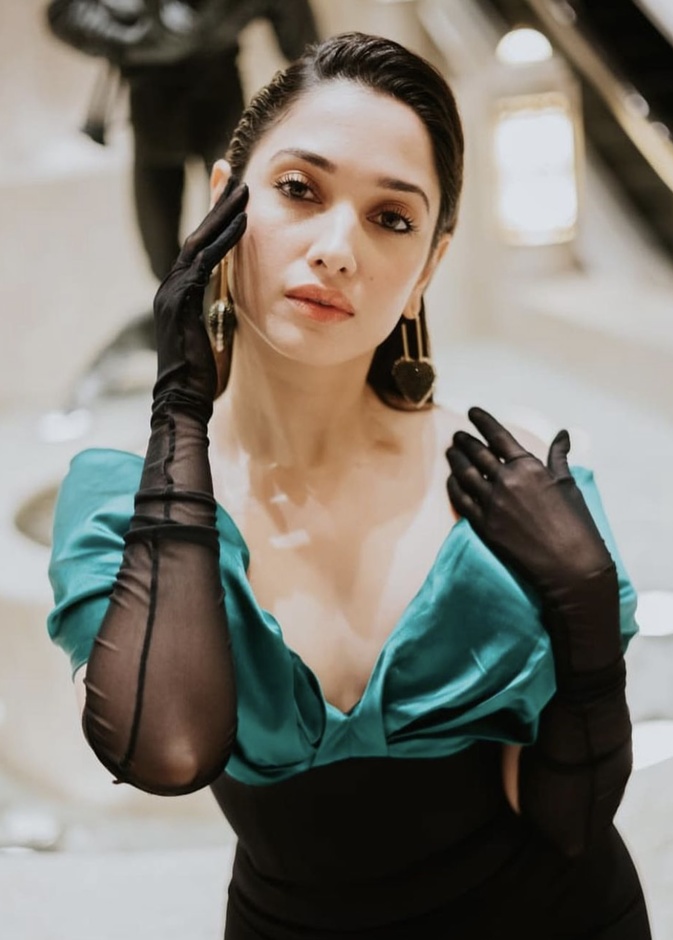 مستحضرات للحصول على مكياج Tamanaaah Bhatia - الصورة من حسابها على انستغرام