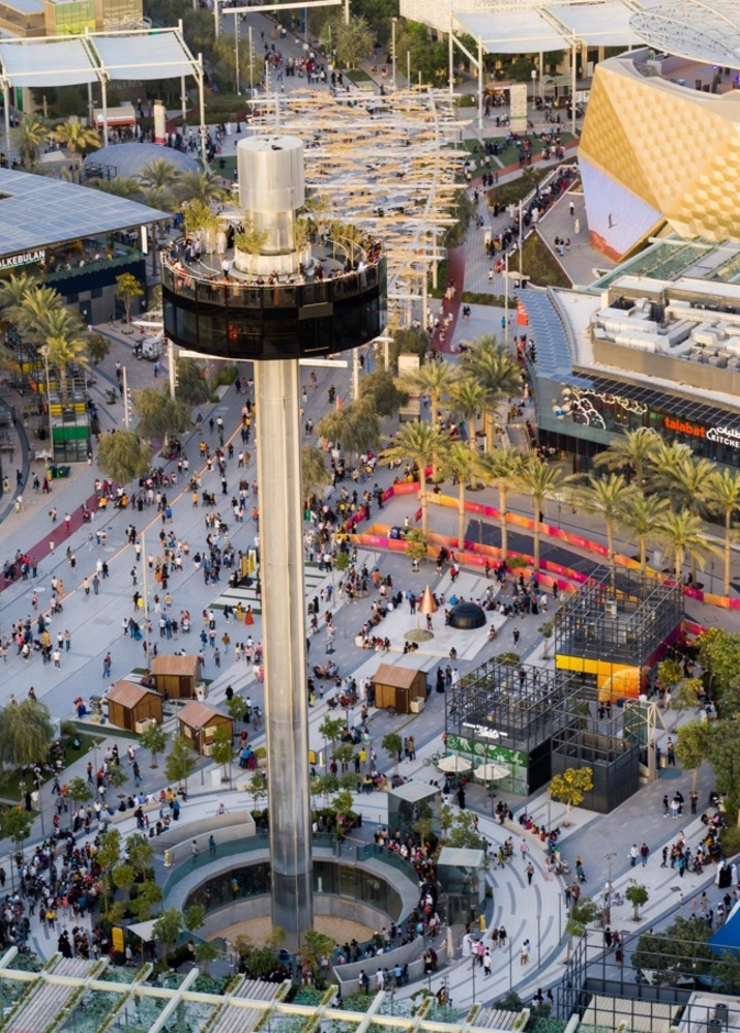 إكسبو دبي تستقبل الزوار في "تيرّا" و "ألِف" و"حديقة الثُرَيَّا"- المصدر وام 