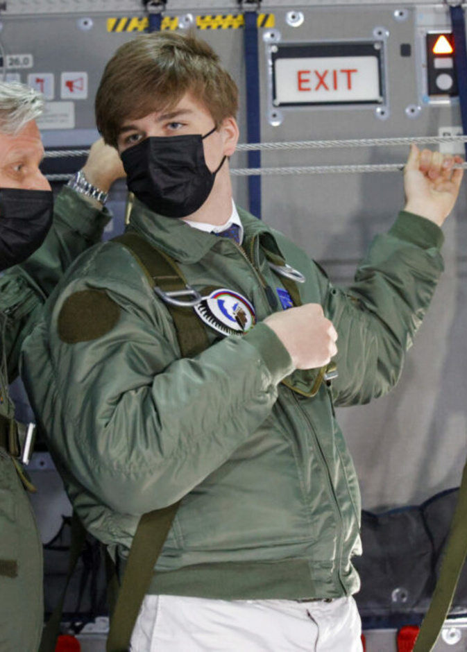 الأمير غابرييل من بلجيكا يلتحق بالأكاديمية العسكرية