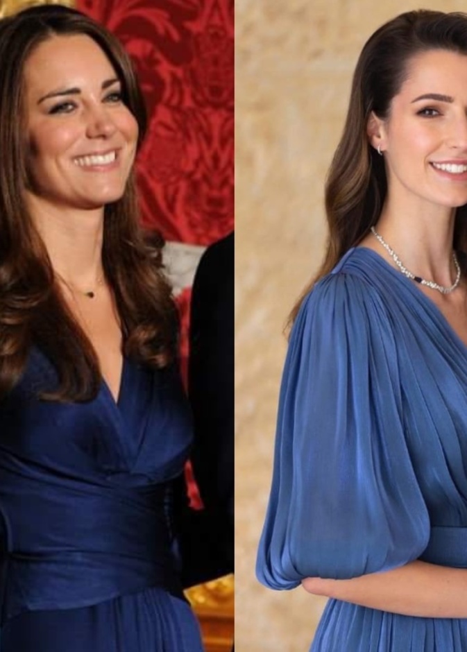 الآنسة رجوة وكيت ميدلتون