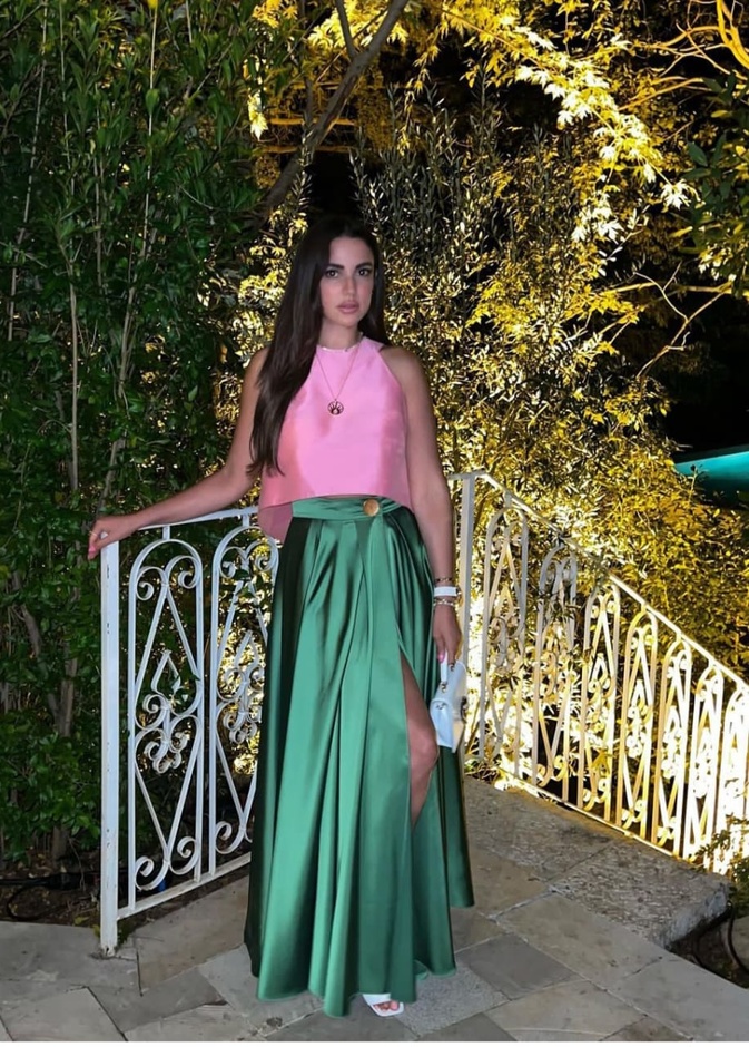 درة وألوان إطلالتها القوية