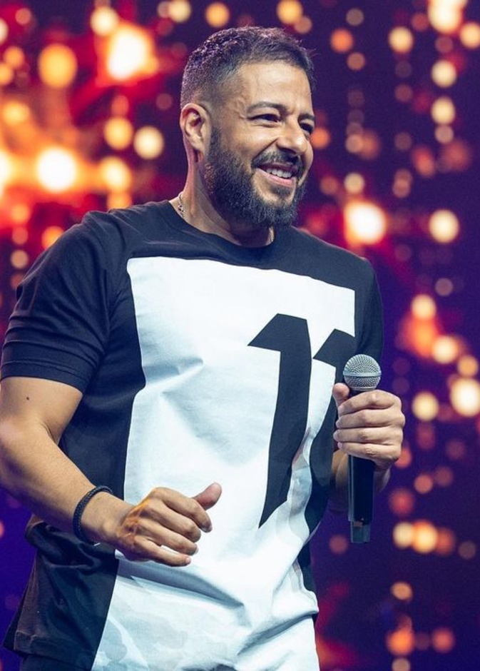 محمد حماقي في حفله بالسعودية