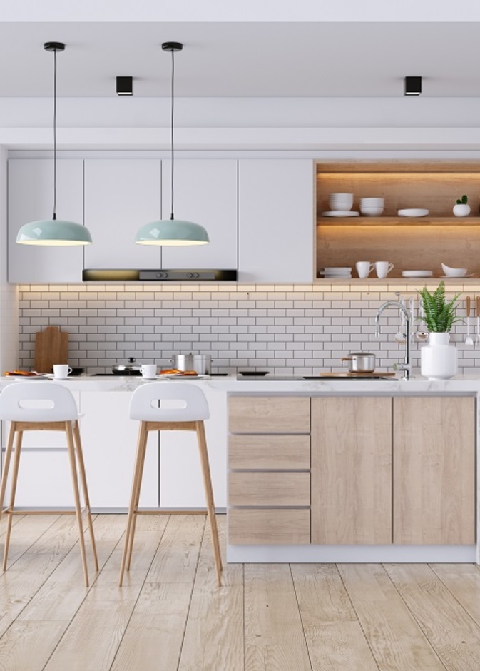 اختاري الألوان المحادية لجدران وخزائن مطبخك