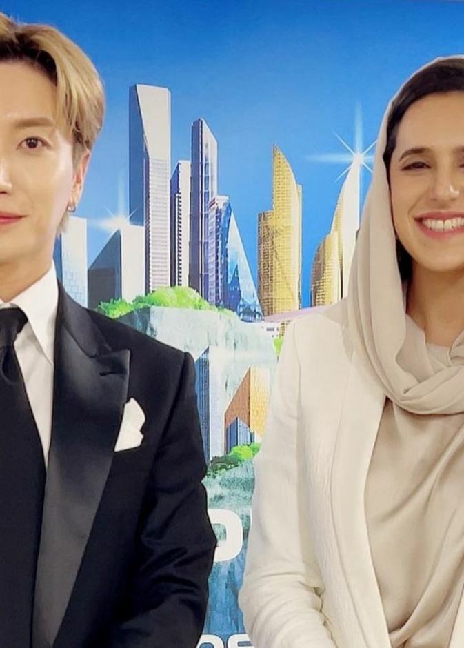 الأميرة "هيفاء بنت محمد" ترحب بالنجم الكوري "ليتوك" قائد فرقة سوبر جنيور كـ "سفير للصداقة" مع المملكة