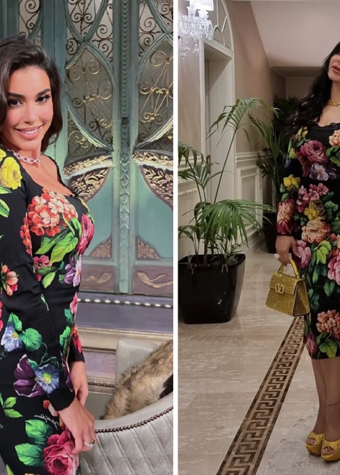 ياسمين صبري ولجين عمران تتألقان بنفس الفستان