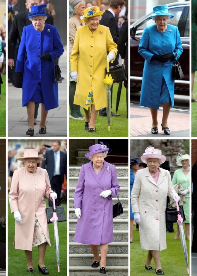نظرة إلى إطلالات الملكة إليزابيث... وهذا سرّ اختيارها للألوان! 