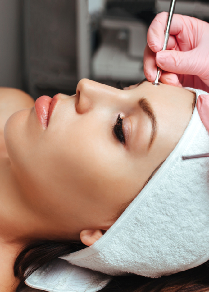 يتم استخدام مخدر موضعي عند العلاج