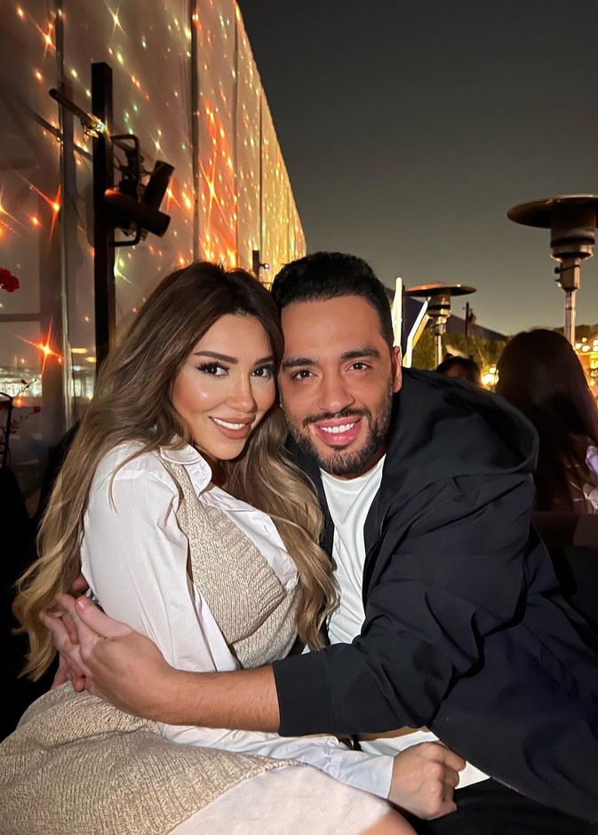 رامي جمال وزوجته