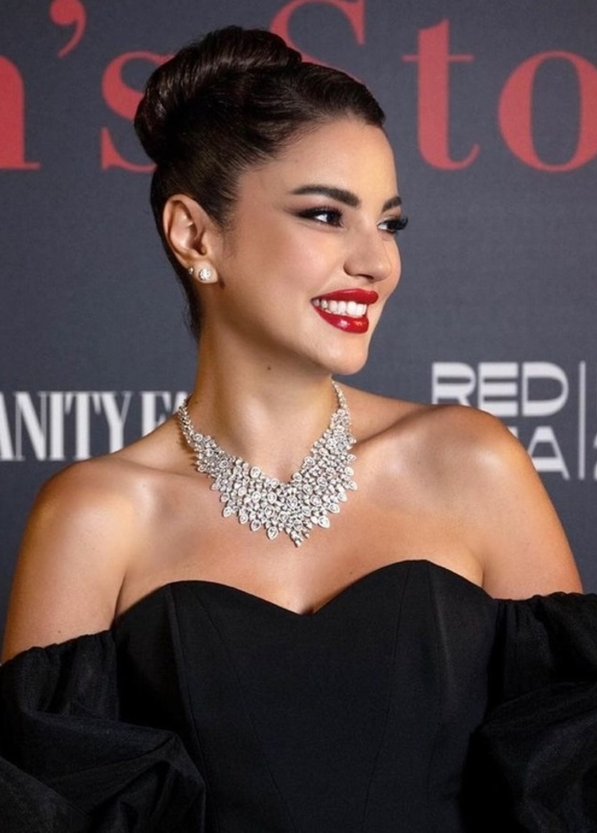 درة بقلادة ماسية فاخرة من علامة ميسيكا Messika