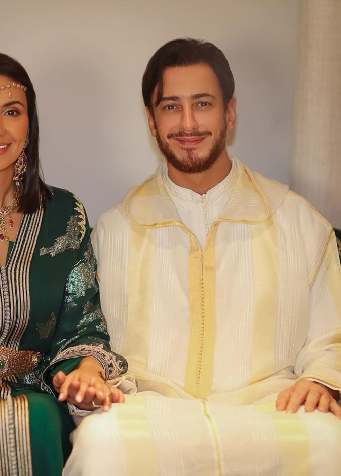 سعد لمجرد وعروسه