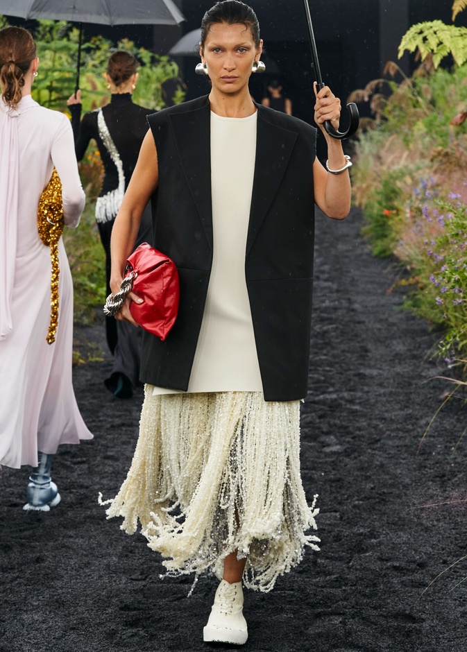 مجموعة Jil Sander لربيع وصيف 2023 لمسة البريق المناسبة للإطلالة العملية