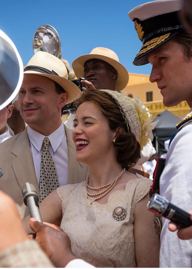 من مسلسل "The Crown"