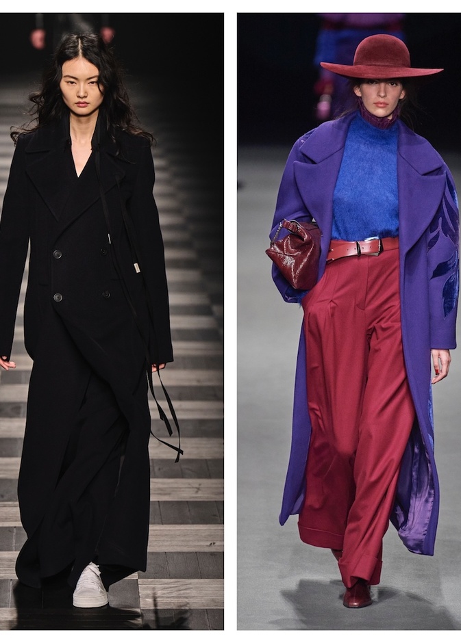 تصاميم جميلة وجذابة للمعاطف من عروض الأزياء العالميّة