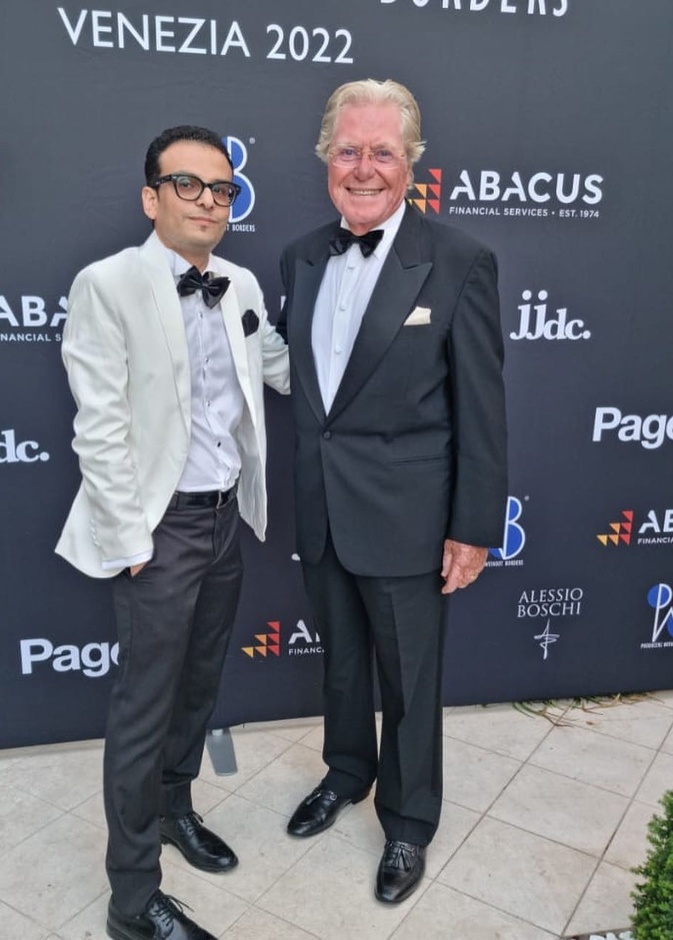 حسين فهمي وامير رمسيس