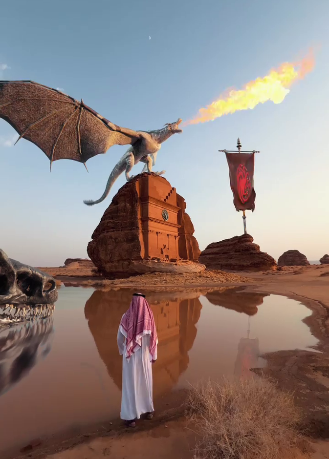 House of the Dragon في العلا.. حملة تسويقية مبتكرة للترويج للمسلسل العالمي