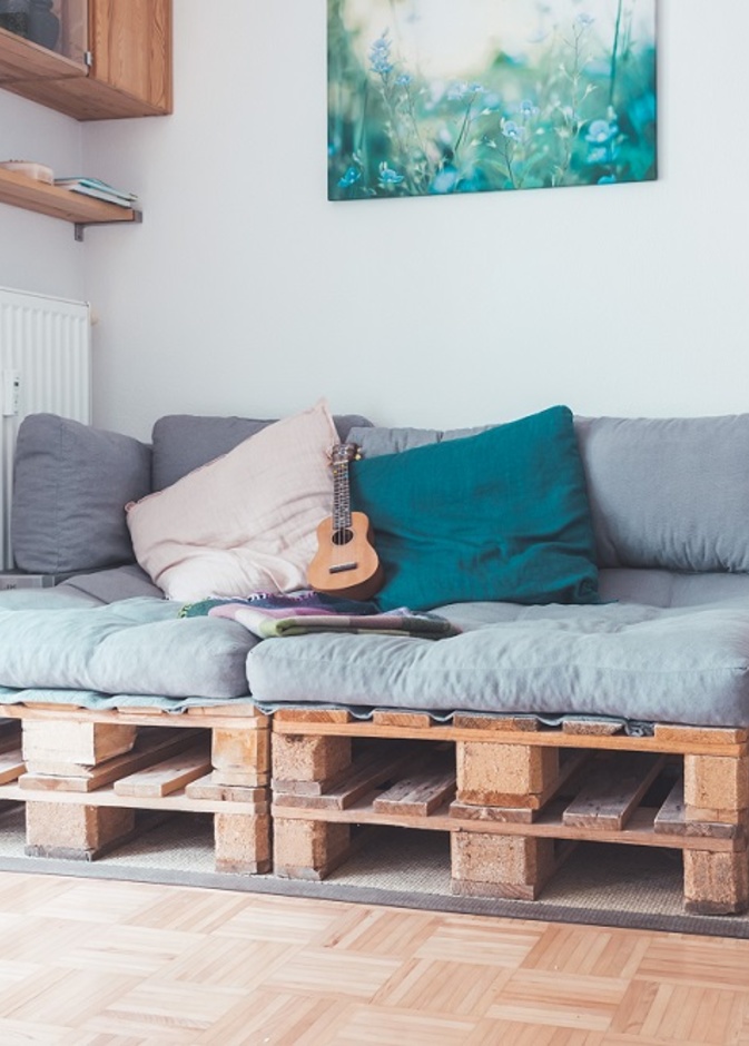 أريكة بوسائد ومخدات هابطة