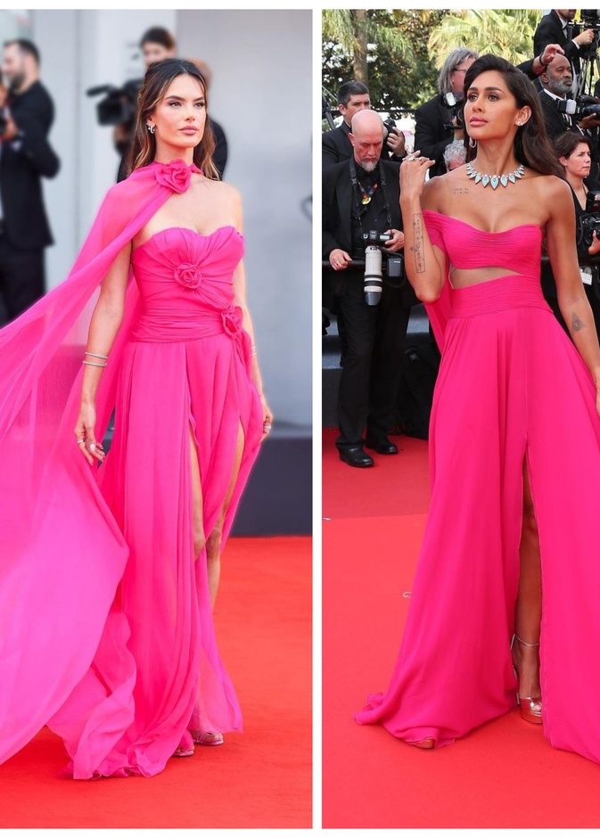 اللون الفوشيا جمع النجمات العربيات والعالميات بأجمل الاطلالات 