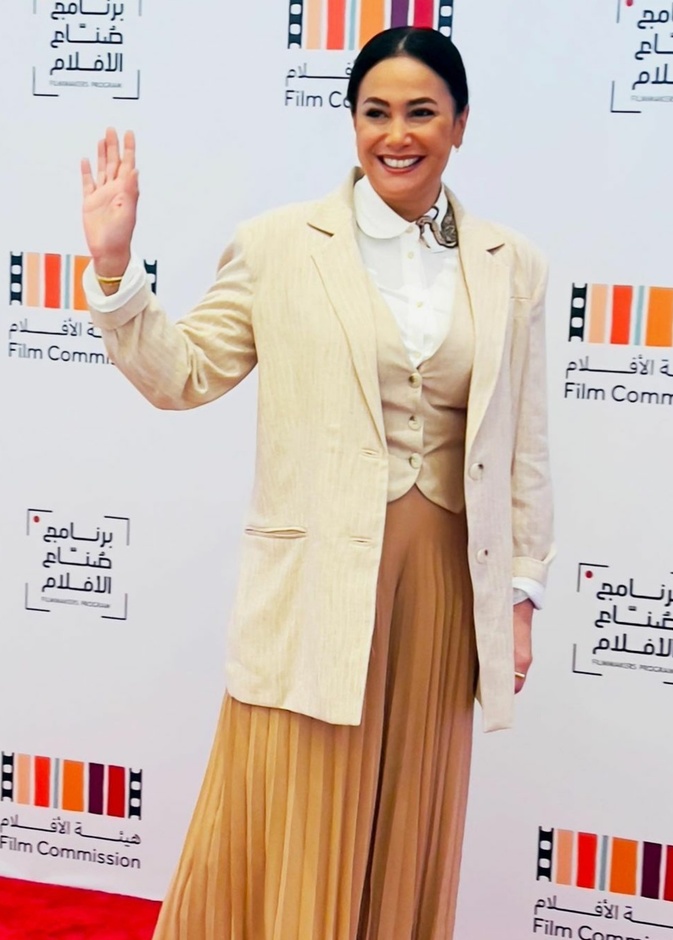 هند صبري تشارك في برنامج صناع الافلام وتؤكد ان مستقبل المنطقة مرتبط بالسعودية