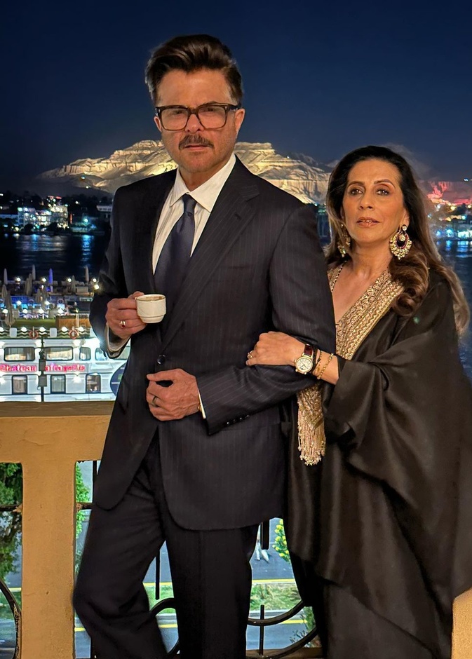 أنيل كابور وزوجته