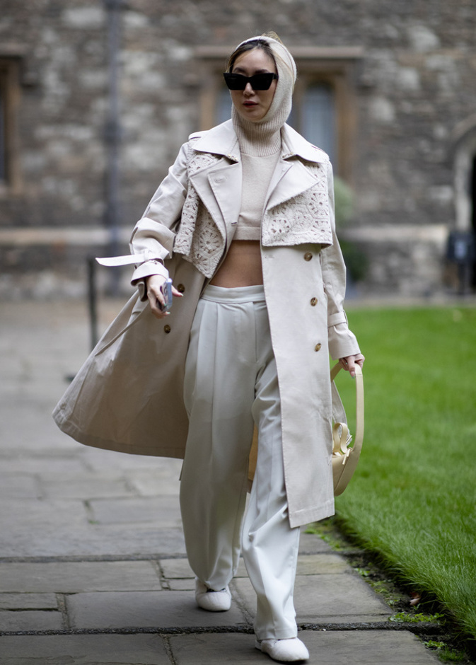 تنسيق الترانش كوت بأسلوب عصري مميّز من Street style