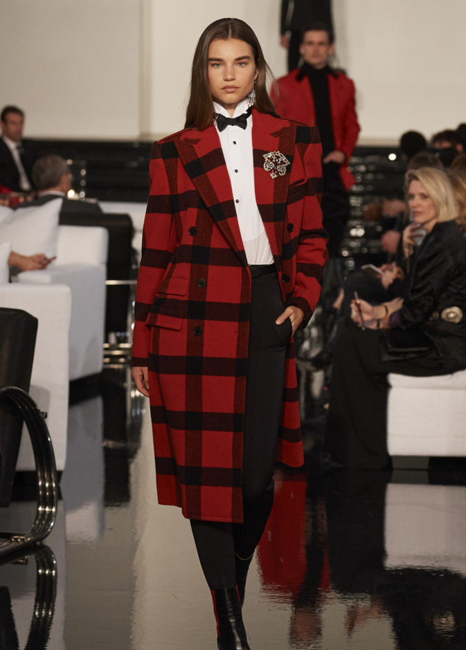 تنسيق نقشة الكارو بأسلوب شيك من Ralph Lauren