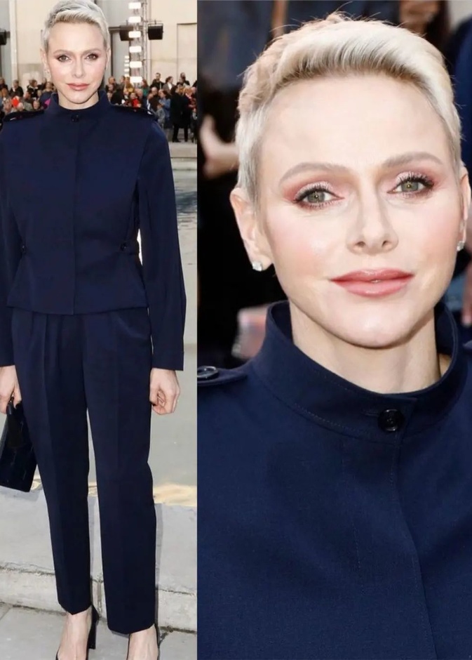 الأميرة تشارلين تظهر في أسبوع الموضة في باريس