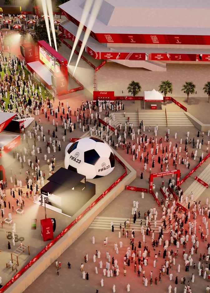 موقع مهرجان مشجعي كوكا-كولا فيفا Coca-Cola FIFA Fan Festival