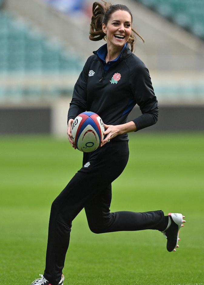 كيت ميدلتون أول سيدة ملكية تصبح راعية لاتحاد الرجبي لكرة القدم ودوري الرجبي لكرة القدم