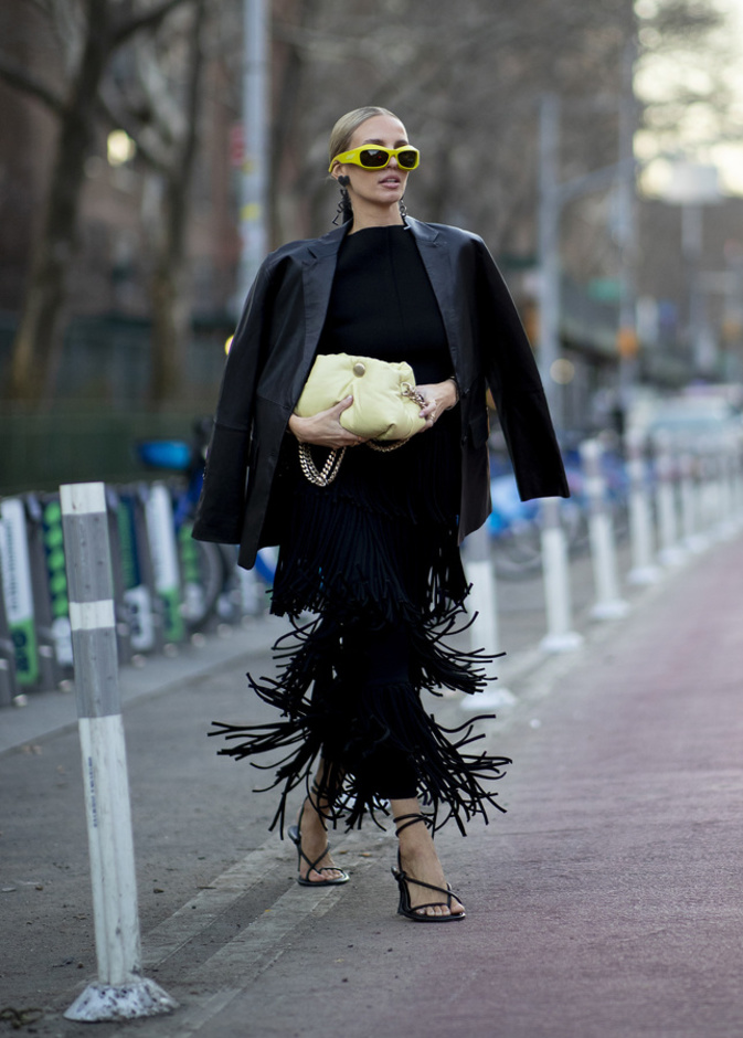 تنسيق الجاكيت الجلد صيحة خريفية لافتة بأسلوب Street style