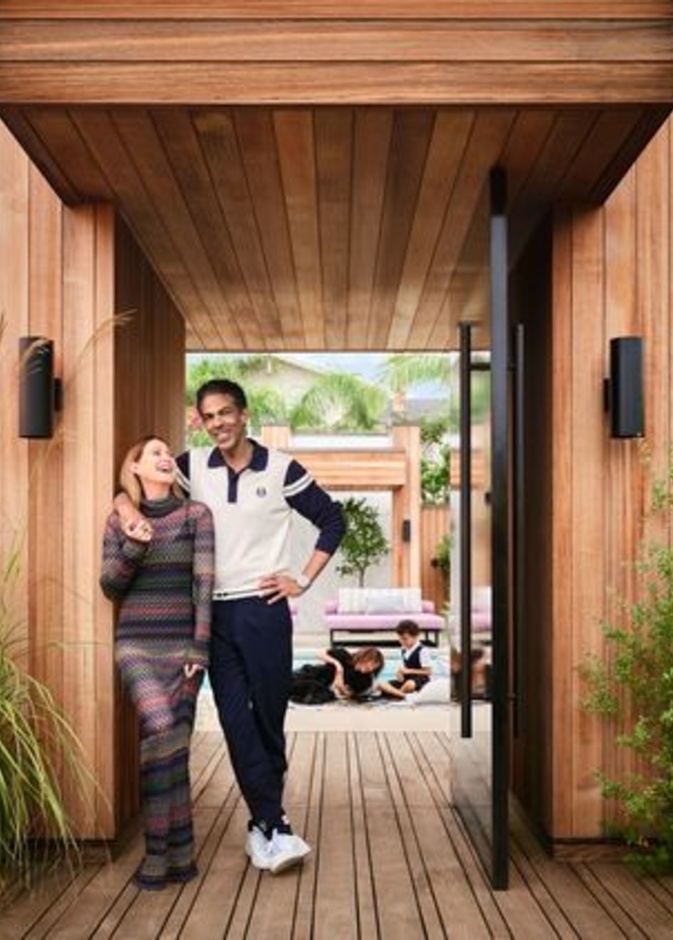 إلين بومبيو مع زوجها كريس إيفري